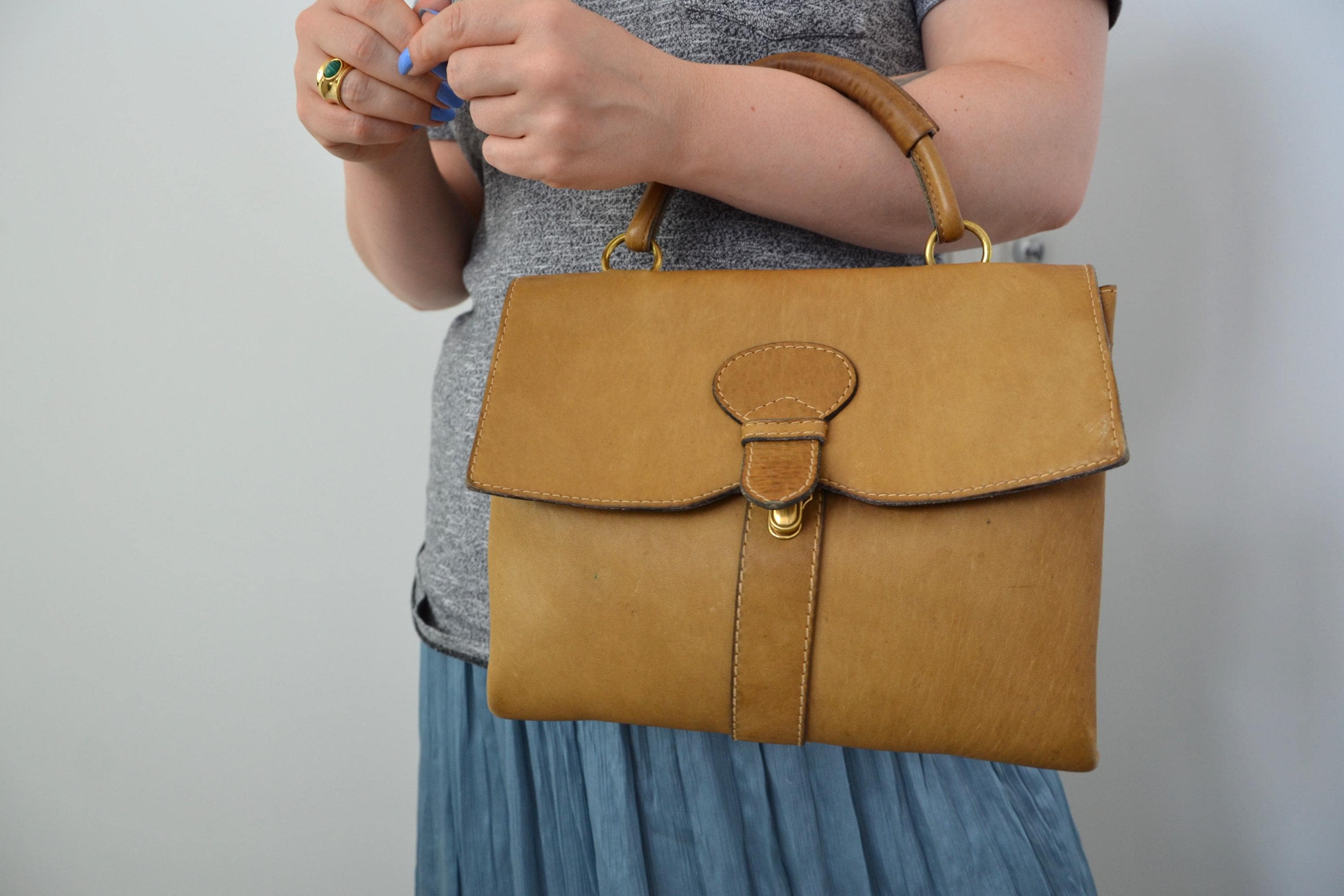 1930s Leather Bag - Etsy Canada