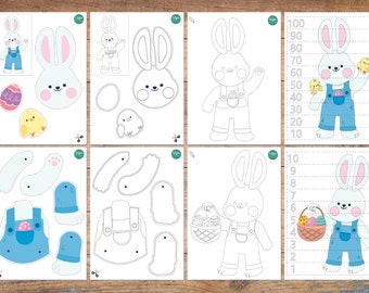 Printable Easter Activities for Families and Kids | Easter Games | Easter Party | Instant Download