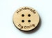 Wooden Buttons with 4 holes 1' set Custom Buttons Personalized Buttons Engraved Buttons Knitting Buttons Craft Wood Engraved Logo Laser Cut 