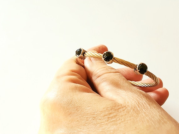 Charriol black cable bracelet shop