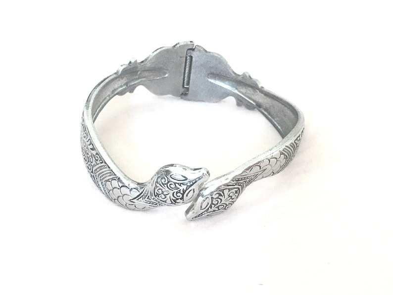 Vintage Art Deco Snake Clamper Bracelet by Peckham Seamless Mfg Co.