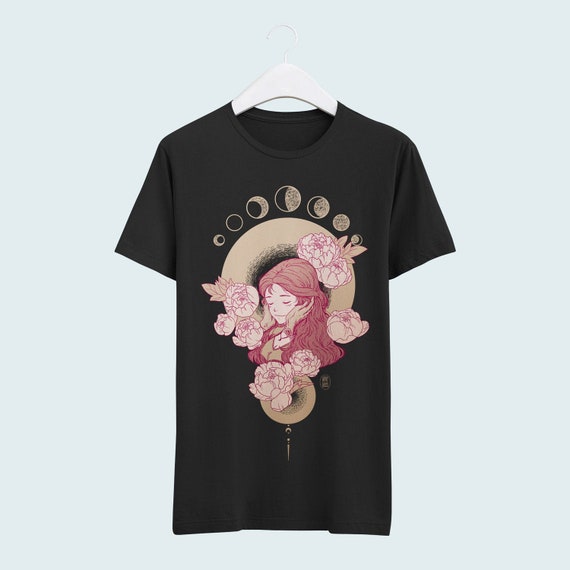 pakke Udfyld Fantastiske To Be Loved: Gothic T Shirt Design With Anime Girl Being - Etsy Singapore