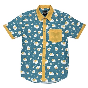 Egg Animal Button Up Shirt, Hawaiian Shirt