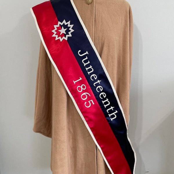 Juneteenth Freedom Flag Sash