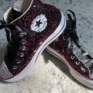 Converse Completely Covered Crystal Bling - Etsy