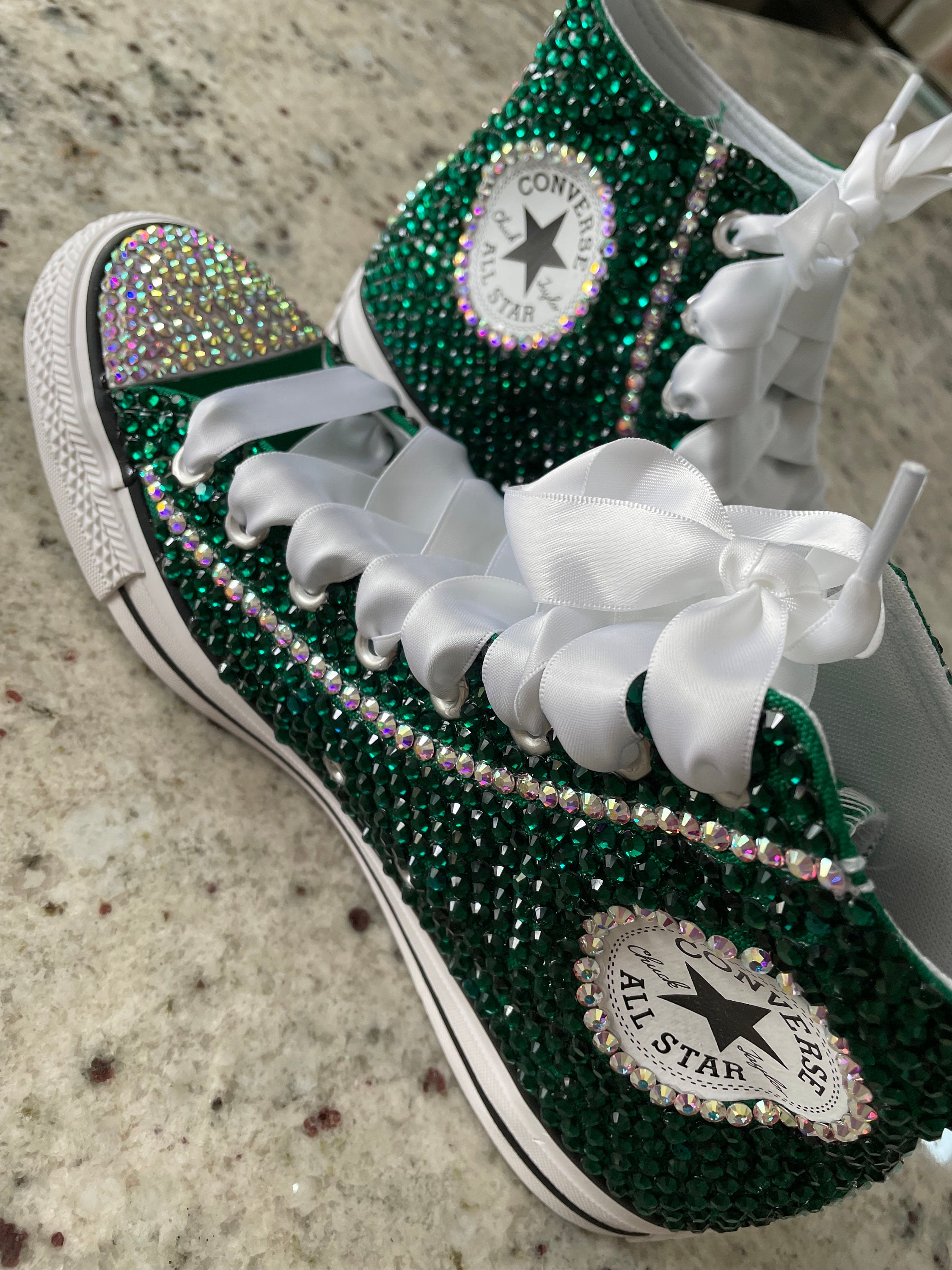 Adult Rhinestone Converse Shoes, Crystal Shoes, Wedding Shoes, Birthday  Shoes · Krave Designs Custom Gifts · Online Store Powered by Storenvy