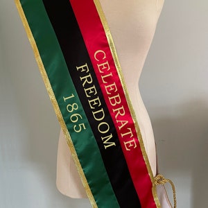 Juneteenth Sash