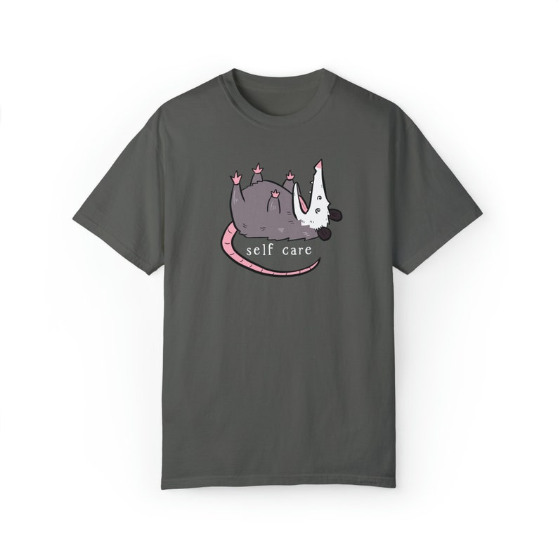 Opossum Shirt, Opossum Self Care Shirt, Self Care Shirt, Funny Animal Shirt, Possum Shirt, Anxiety Shirt, Funny Anxiety Shirt Pepper