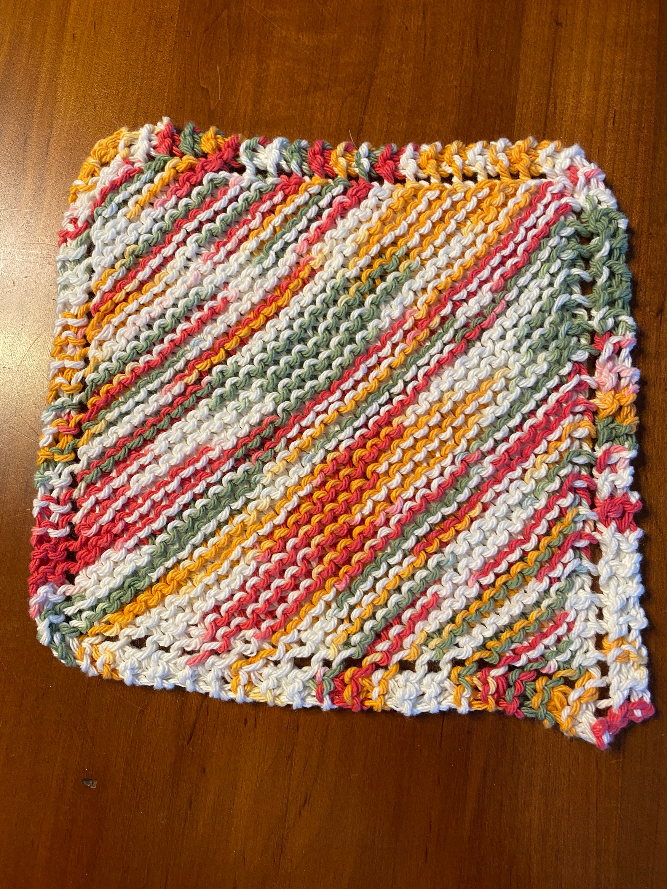 Handmade knit pair of dishcloths choice of 2 beautiful Etsy.de