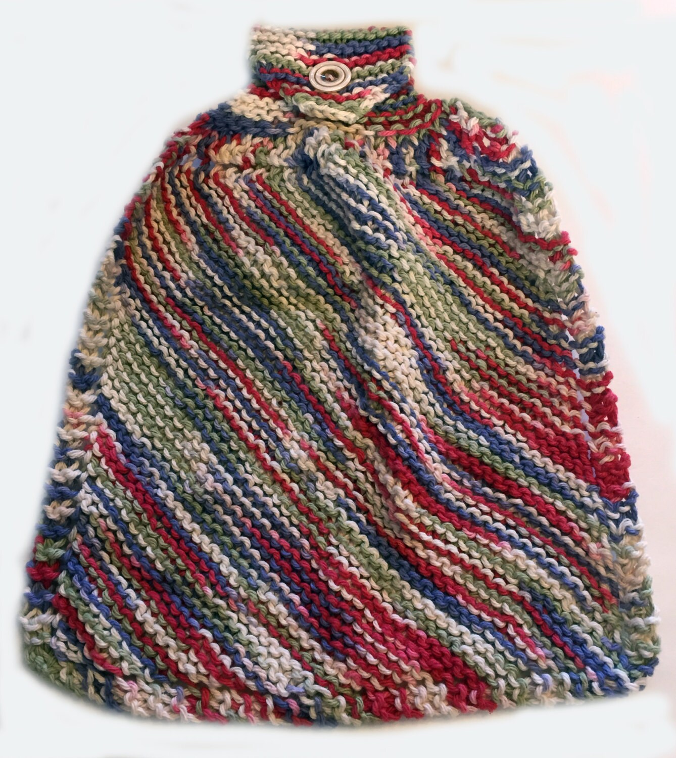 Knit Dishcloth & Towel Set, Knit Dishcloths, Handknit Towel, Cotton