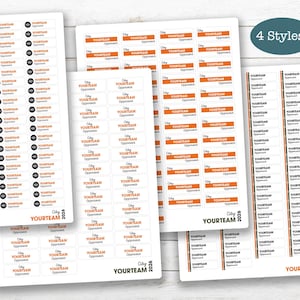 2026-2027 Ice Hockey Schedule Planner|Calendar Stickers: Choose a Team, Regular Season Games, Sports Fan Gift