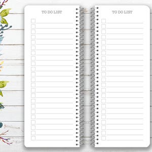 Checklist Notebook: Spiral Bound Planner - To Do List, Grocery, Shopping, Chores, Tasks - Customizable Journal image 5