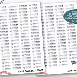 2026 Baseball Schedule Planner | Calendar Stickers: Regular Season Games, Any Team, Sports Fan Gifts