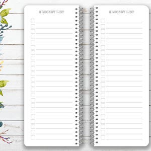 Checklist Notebook: Spiral Bound Planner - To Do List, Grocery, Shopping, Chores, Tasks - Customizable Journal image 3