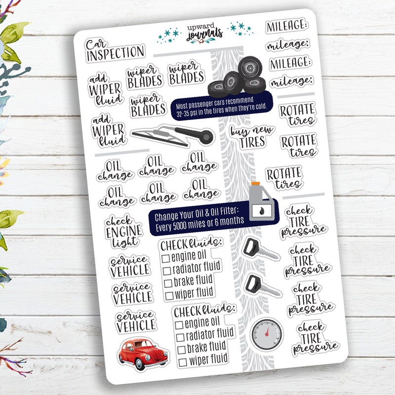Maintenance Car Sticker Maintenance Stickers - Etsy
