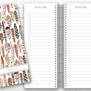 Checklist Notebook: Spiral Bound Planner - To Do List, Grocery, Shopping, Chores, Tasks - Customizable Journal image 6