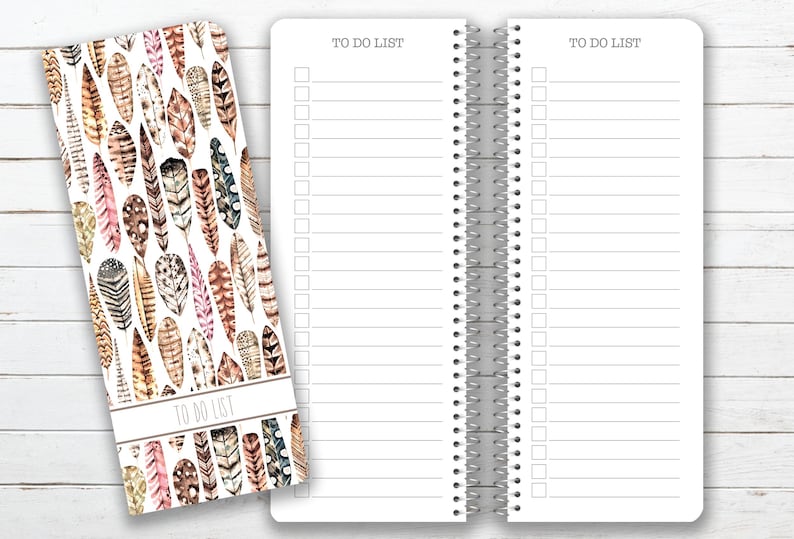 Checklist Notebook: Spiral Bound Planner - To Do List, Grocery, Shopping, Chores, Tasks - Customizable Journal image 6