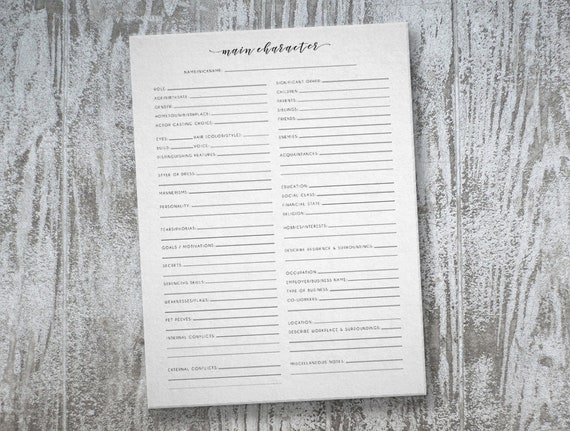 Outline Book Writing Template