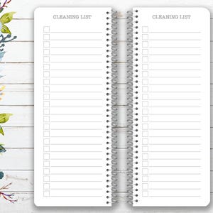Checklist Notebook: Spiral Bound Planner - To Do List, Grocery, Shopping, Chores, Tasks - Customizable Journal image 2