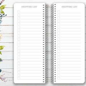 Checklist Notebook: Spiral Bound Planner - To Do List, Grocery, Shopping, Chores, Tasks - Customizable Journal image 4