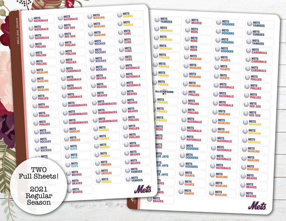 2021-ny-mets-schedule-new-york-mets-mlb-major-league-etsy