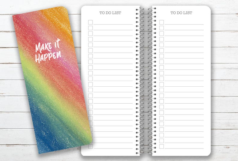Checklist Notebook: Spiral Bound Planner - To Do List, Grocery, Shopping, Chores, Tasks - Customizable Journal image 10