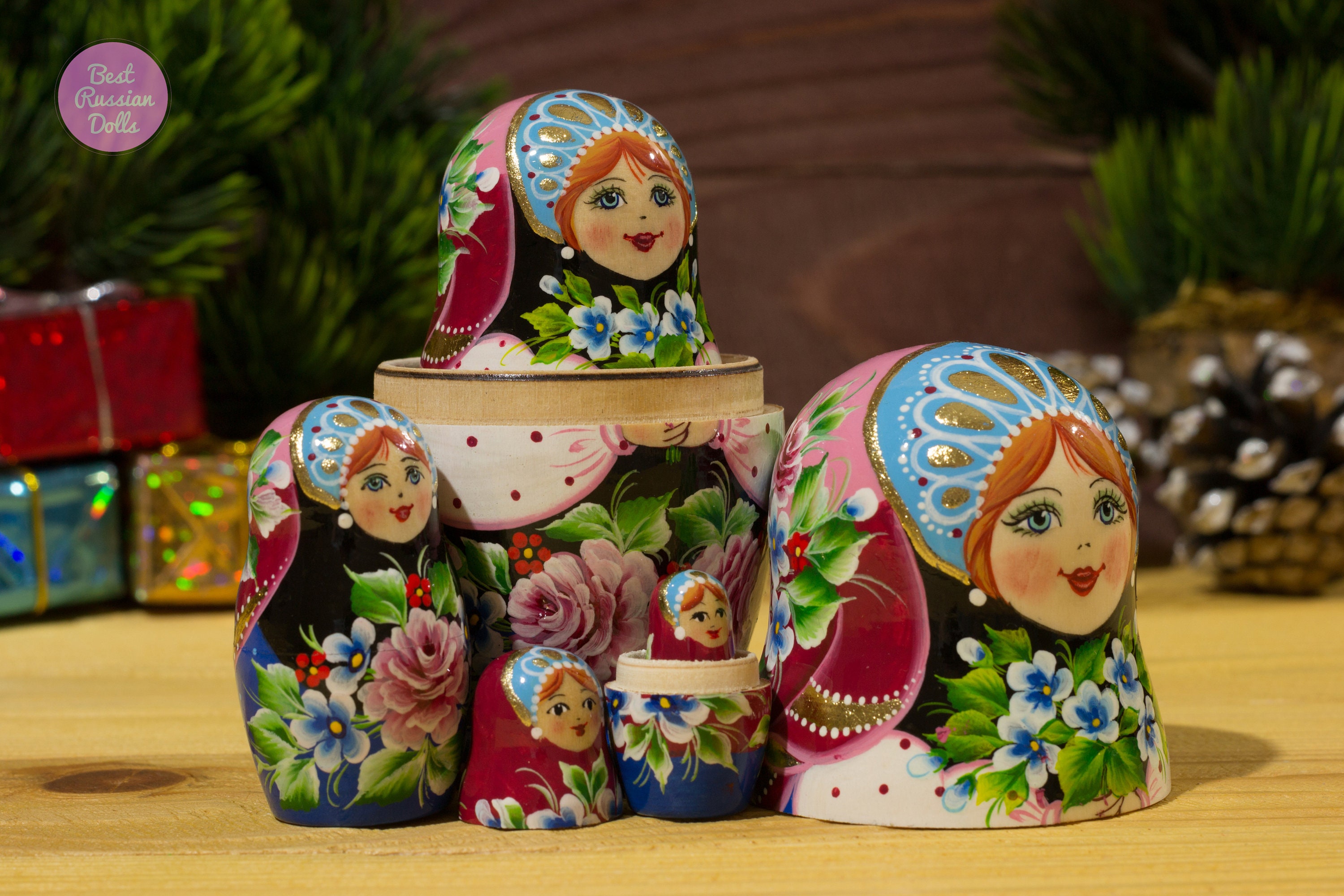 Miniature Nesting Doll Christmas Gift for Sister Handmade Etsy