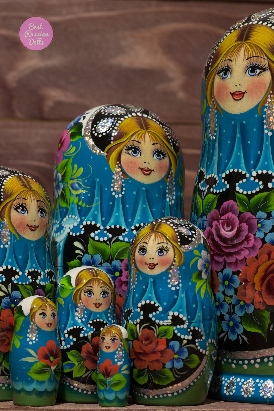 Russian doll Gift idea for wife Handmade nesting dolls Gift Etsy