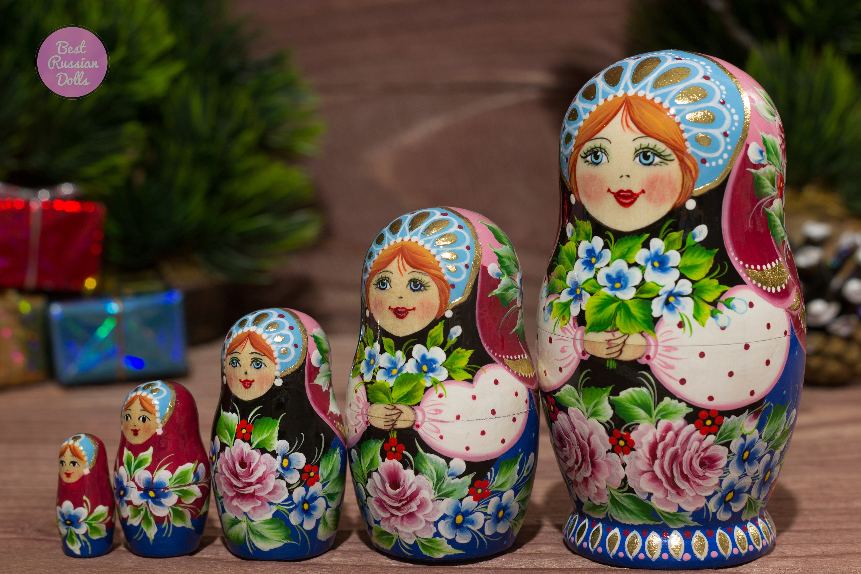 Miniature Nesting Doll Christmas Gift for Sister Handmade Etsy