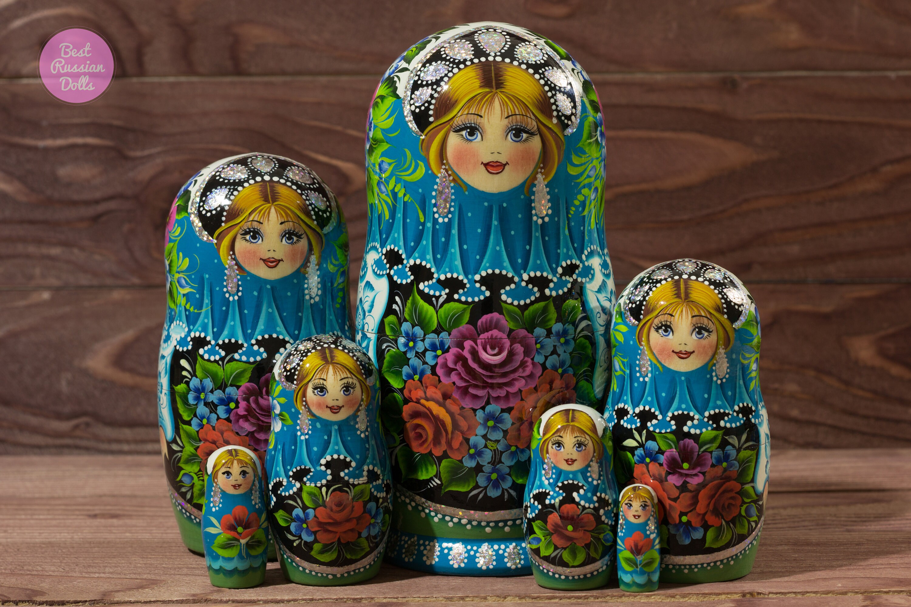 Russian doll Gift idea for wife Handmade nesting dolls Gift Etsy