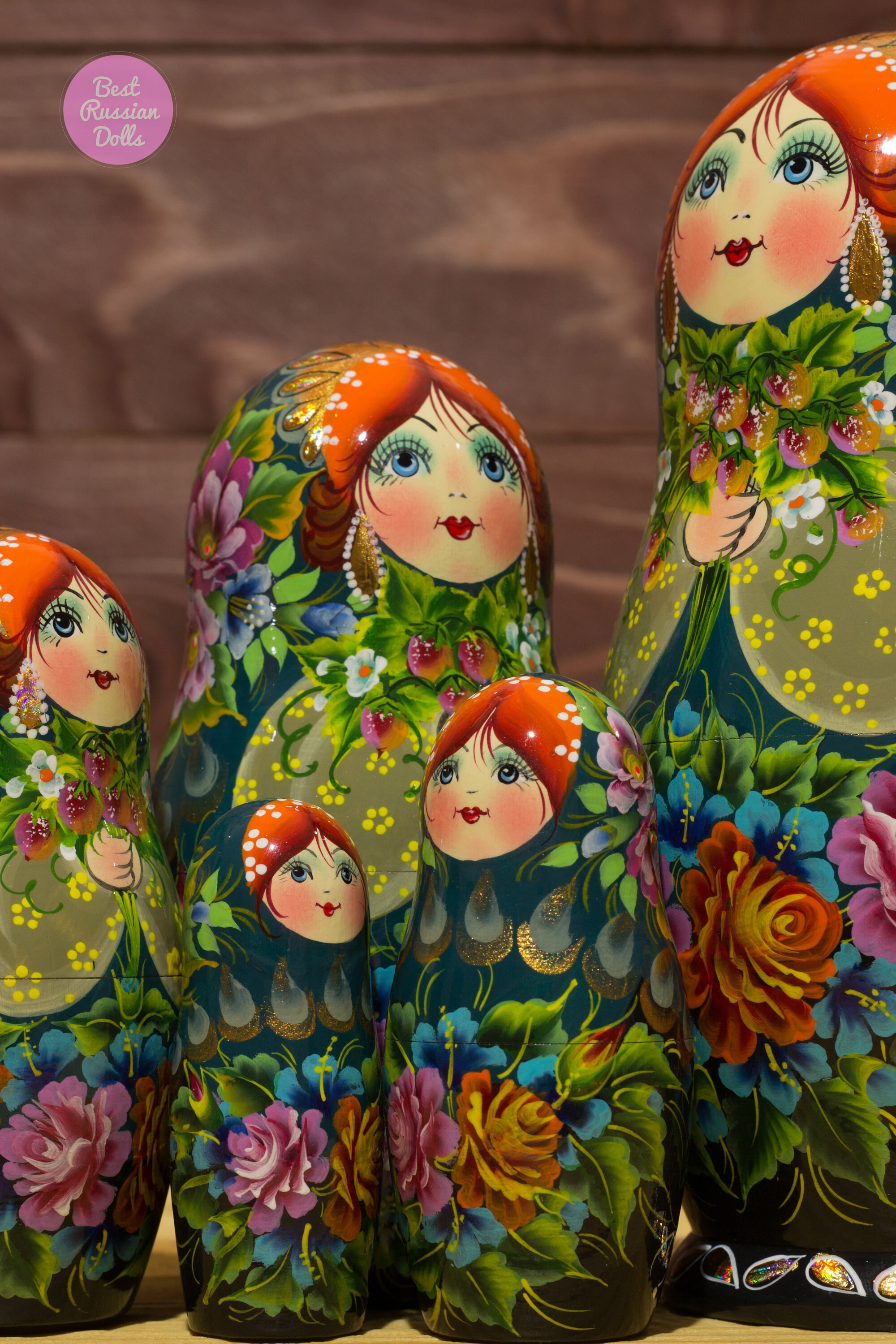 Handmade russian babushka Gift idea for grandma Wooden Etsy