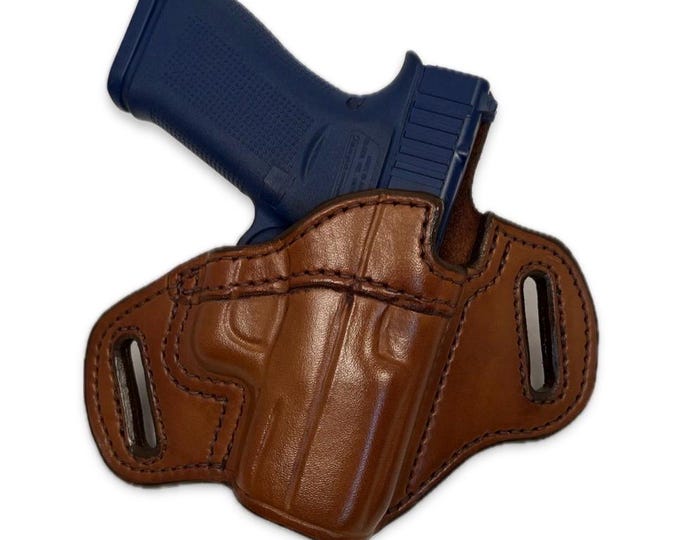 Glock 43X MOS - Handcrafted Leather Pistol Holster