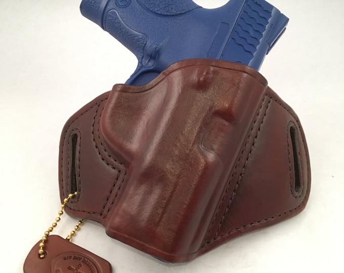 S & W MP 40/9 Compact 3.6" barrel - Handcrafted Leather Pistol Holster