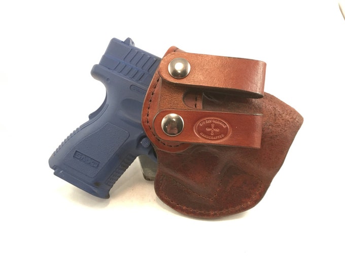 Springfield XD Sub-Compact 9/40 IWB - Handcrafted Leather Pistol Holster