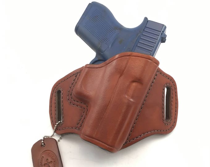 Glock 43 / 43X - Handcrafted Leather Pistol Holster