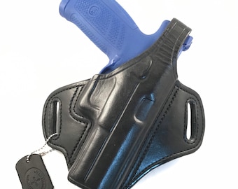 CZ 10 F with retention strap - Handcrafted Leather Pistol Holster