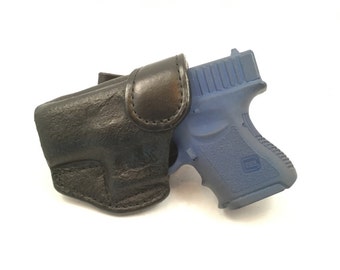 Glock 26 / 27 IWB - Handcrafted Leather Pistol Holster