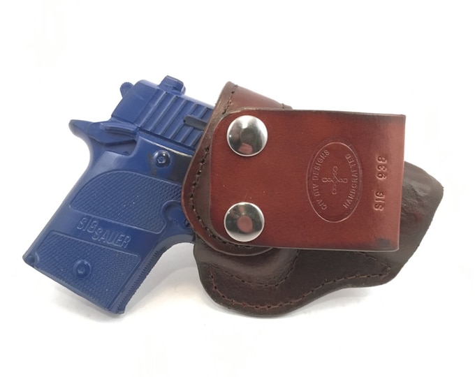 SIG p938 IWB - Handcrafted Leather Pistol Holster