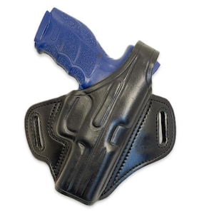 HK VP-9 / VP 40 with retention strap - Handcrafted Leather Pistol Holster