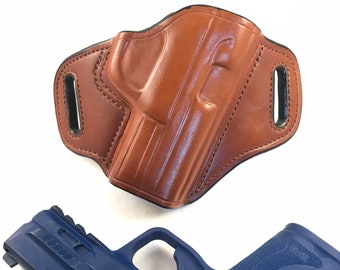 S & W MP 2.0 9mm Compact - Handcrafted Leather Pistol Holster
