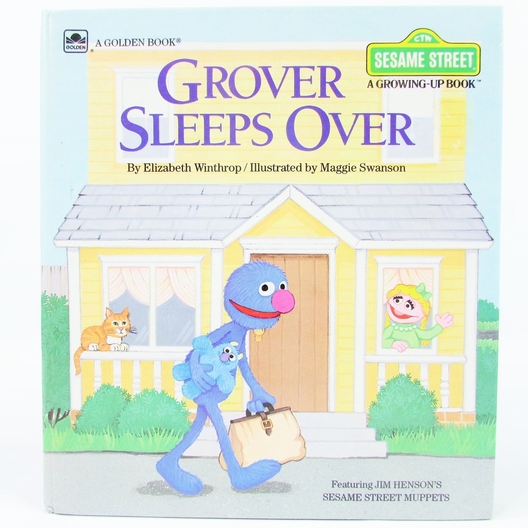 人気ブランド 海外通販 - 国内入手困難 Sleeps Grover Over Book Growing-up Street Sesame CTW アウトドア寝具
