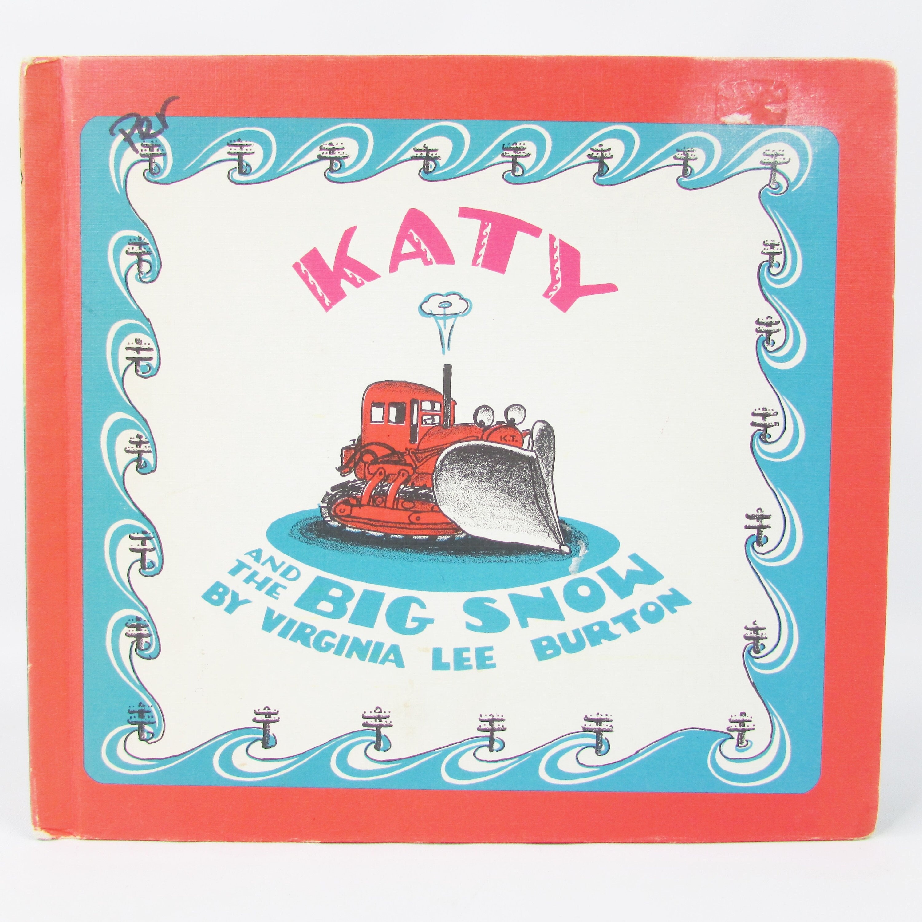 KATY and the BIG SNOW Vintage 1971 Hardcover//Story and Pictures by Virginia Lee Burton//Caldecott Medal Winner Children's Picture Book