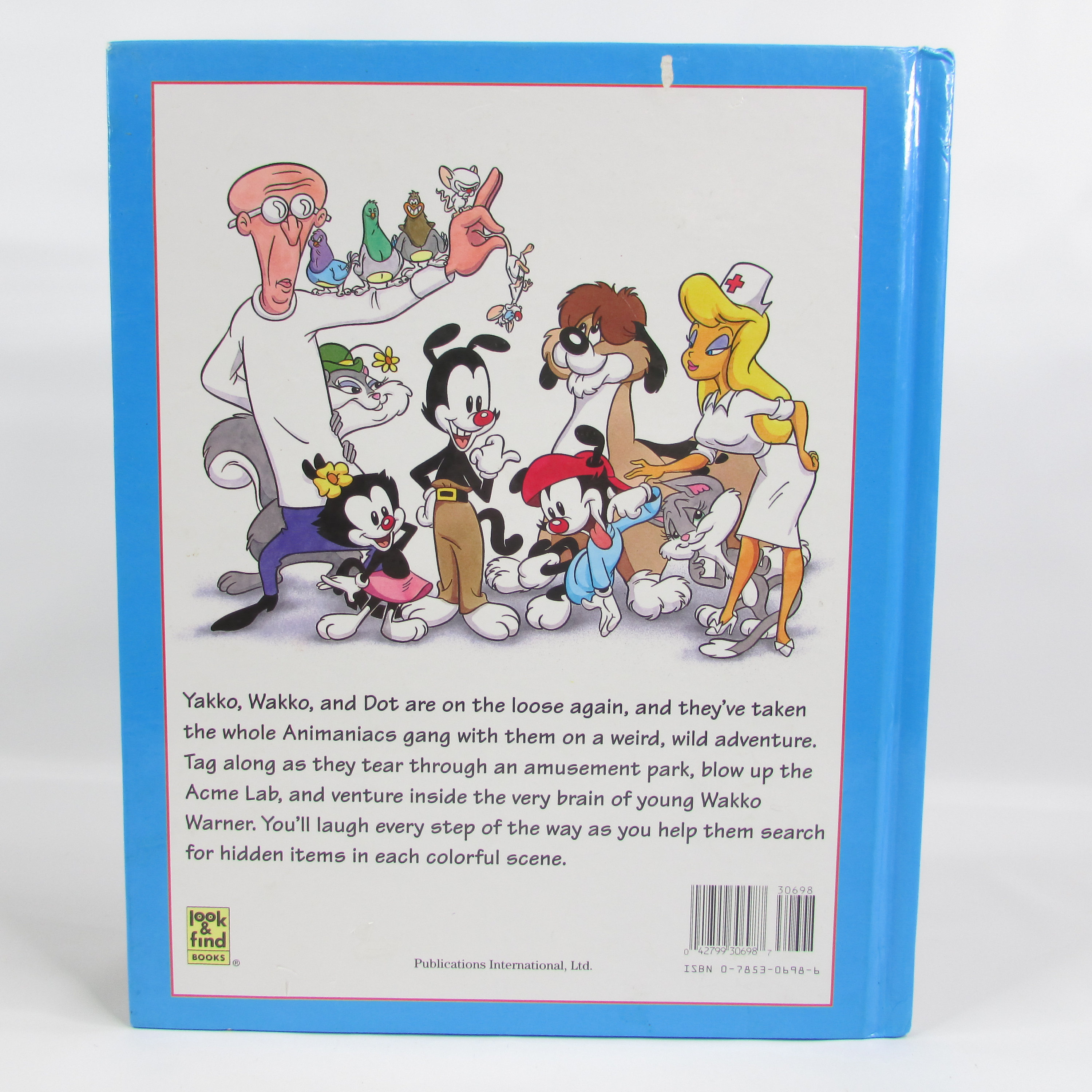 ANIMANIACS Look and Find Book//vintage Hardcover 90s Warner ANIMANIACS Look and Find Book//vintage Hardcover 90s Warner
