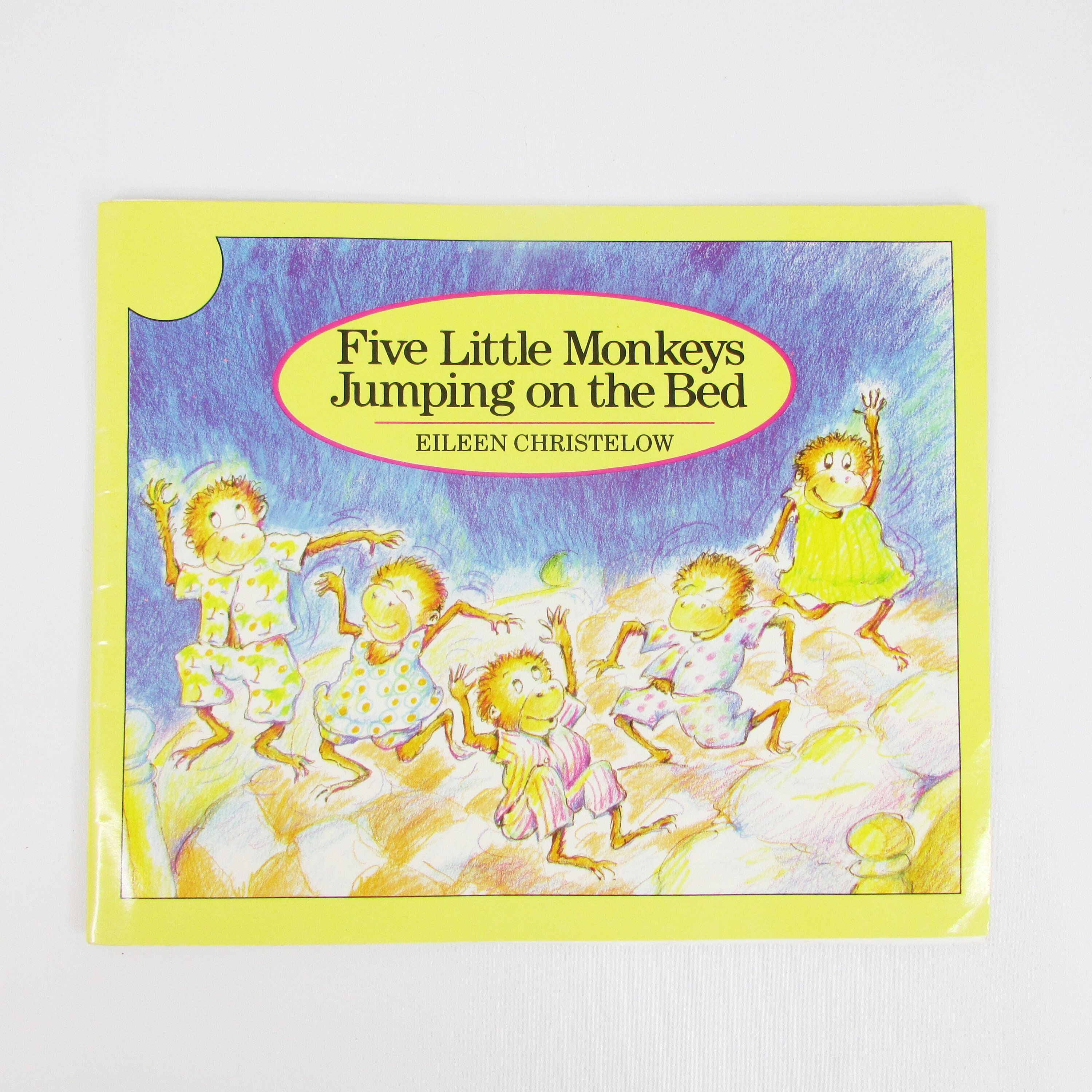 Five Little Monkeys Jumping on the Bed Vintage 1989 Paperback