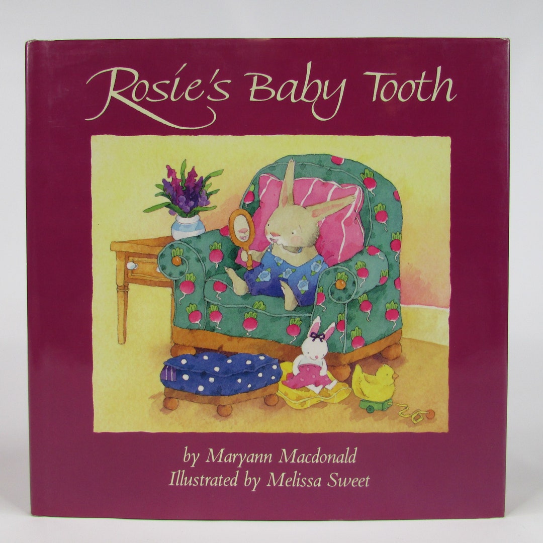 Rosie's Baby Tooth Book: 1991 First Edition Hardcover - Etsy