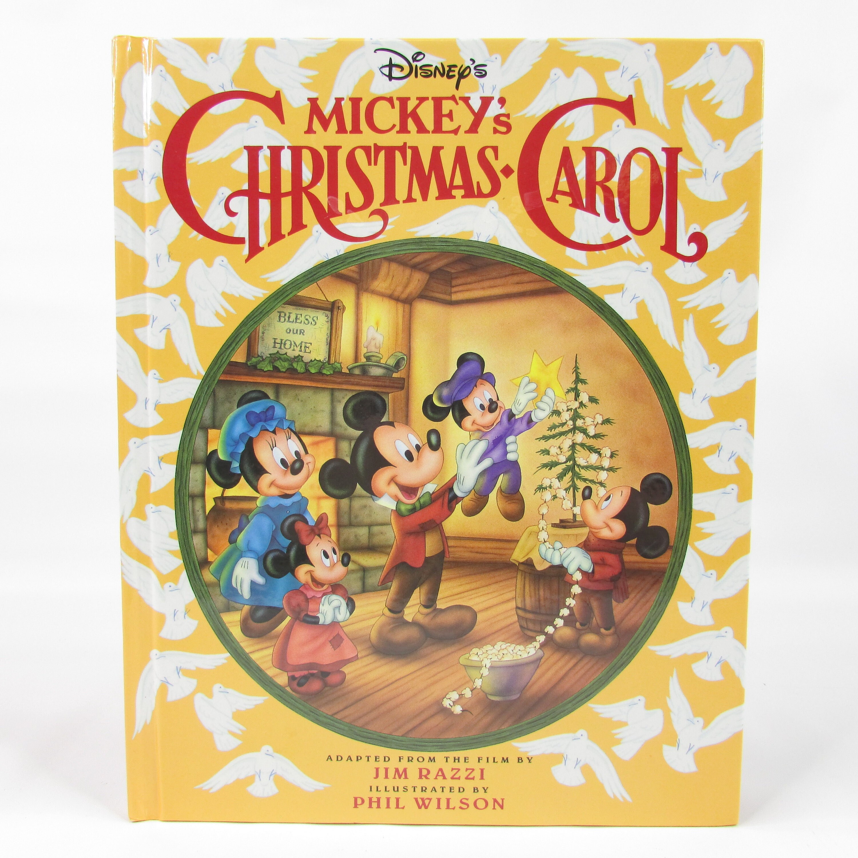 Mickey's Christmas Carol FIRST EDITION Hardcover 1992 Disney Press
