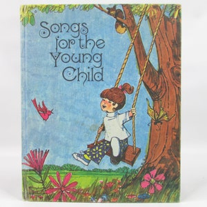 Songs for the Young Child Vintage 1971 Broadman Press Hardcover//Children&#39;s Music Activities Fingerplay Lullabies Church Bible Family