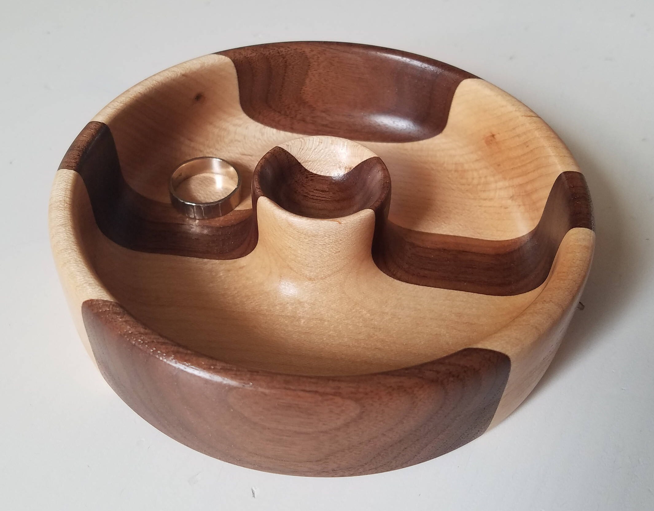 Wooden Ring Dish Etsy