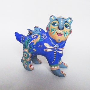River Cat - ceramic whistle collectible art ceramic sculpture home decor a creative gift