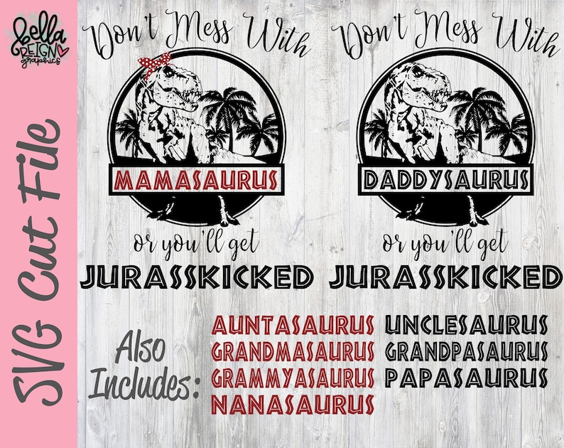 Download Saurus SVG Grandmasaurus Auntasaurus Daddysaurus SVG | Etsy